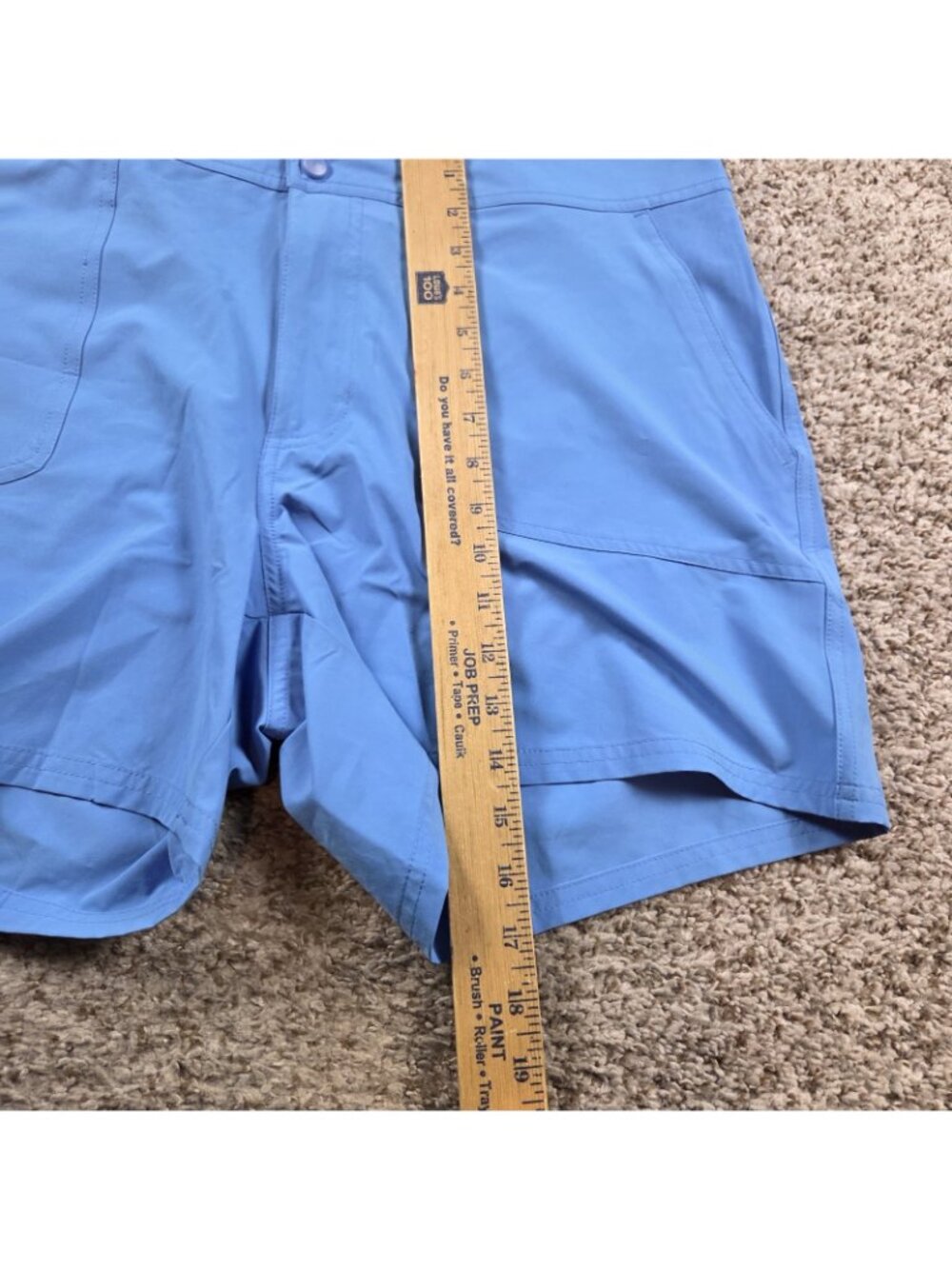 LL Bean Board Shorts Womens 16 Blue Stretch UPF 50 Swim Beach - Picture 4 of 7